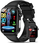 Marsyu 2026 Smartwatch Uomo Donna ECG/Pressione Sanguigna/Acido Urico/Sonno/ Cardiofrequenzimetro/Temperatura Corporea/BMI,1,96 Orologio Salute con Telefono/Pulsante SOS,per iOS Android Marsyu 2026 Smartwatch Uomo Donna ECG/Pressione Sanguigna/Acido Urico/Sonno/ Cardiofrequenzimetro/Temperatura Corporea/BMI,1,96 Orologio Salute con Telefono/Pulsante SOS,per iOS Android