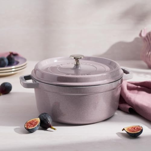Image of Staub Cast Iron 4-qt Round Dutch Oven - Lilac