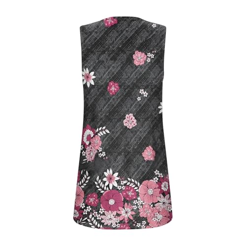 Spring Summer Plus Size Dressy Tank Tops for Women 2025 Womens Workout Floral Boho Beach Sleeveless Shirts Blouses