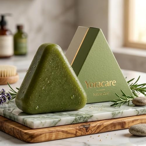 2026 New Yoracare Hair Soap Korean Scalp Revival Bar Natural Botanical Anti-Hair Loss Shampoo Bar Gentle Hydrating & Scalp-Friendly Herbal Care 3.71 Oz1PCS
