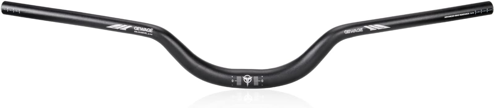 GEWAGE 780 mm Riser Handlebar   6061 Aluminum, 31.8 mm Clamp, 12  Backsweep, 5 Rise Options 25/55/70/90/120 mm   Wide, Lightweight MTB/Road/Hybrid Bar black, 70mm Rise
