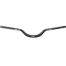 GEWAGE 780 mm Riser Handlebar   6061 Aluminum, 31.8 mm Clamp, 12  Backsweep, 5 Rise Options 25/55/70/90/120 mm   Wide, Lightweight MTB/Road/Hybrid Bar black, 55mm Rise