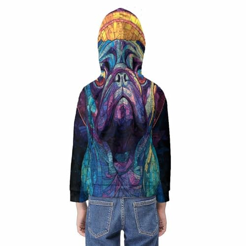 Pull carlin vitrail 3D idéal pour le collège et les sorties entre copains