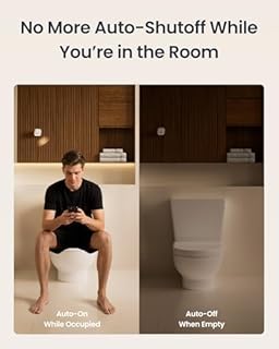 SwitchBot Smart mmWave Radar Motion Sensor, Bluetooth Presence Sensor with Dynamic Detection & Zone Positioning, Compatible with Alexa, HomeKit & Apple Home via SwitchBot Hub (Presence Sensor)