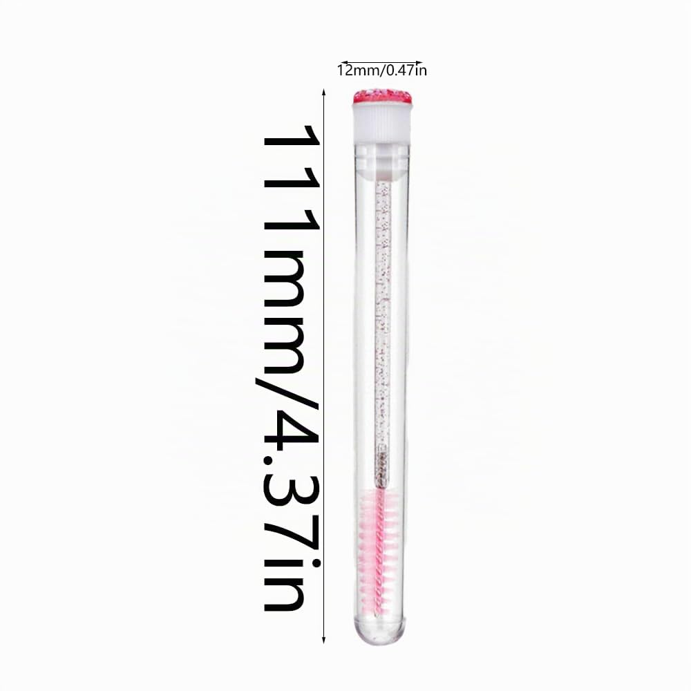 Cepillos para Pestañas 4 Pcs Tubos de Varita de Rímel Vacíos