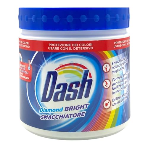 Dash Diamond Bright Smacchiatore in polvere per bucato dei capi colorati azione smacchiante e protezione del colore-500 gr