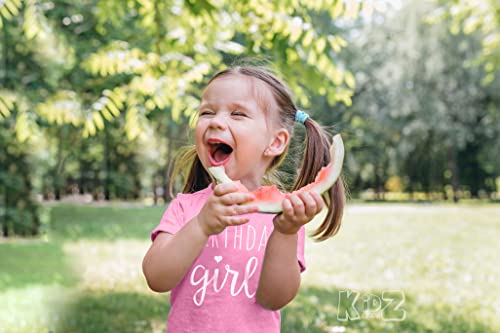 Happy Birthday T-Shirt (Girls 1 To 12) Sassy Kids Party Tee - Sweet Baby/Toddler Outfit 4T Pink Heather Ss #TOP3