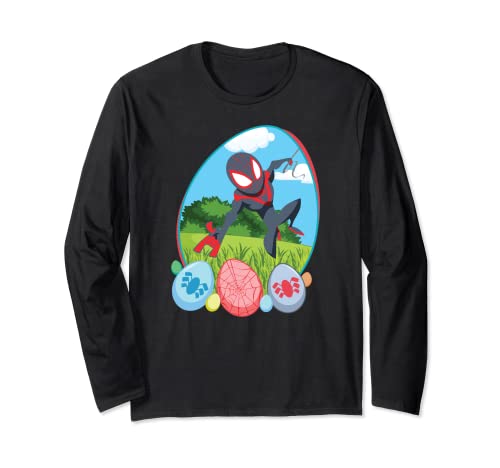 T-shirt Spider-Man Miles Morales idéal pour la chasse aux œufs en famille