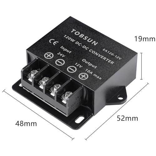 2 Pack DC 24V to 12V 10A 120W Step Down Buck Converter Voltage Regulator by HOMELYLIFE - Used condition - Image 3