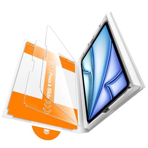Image of iGluz 2 Pack Screen Protector for iPad Air 13-in M4 /M3 /M2 2026 /2025 /2024 9H+ Tempered Glass Screen Protector with Easy-Install Box,Bubble Free,[12FT Military Grade Shatterproof] HD Clarity