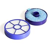 Ihomepark Aspirador Dyson, Aspiradora Filtro Lavable para Motor y de Filtros HEPA Alergicos Post Motor para Aspiradoras Dyson DC33 2Pcs