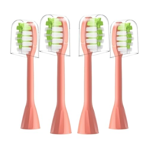 Brush Heads Compatibility for Electric Toothbrush ONE Series HY1100/HY1200(4X pink)