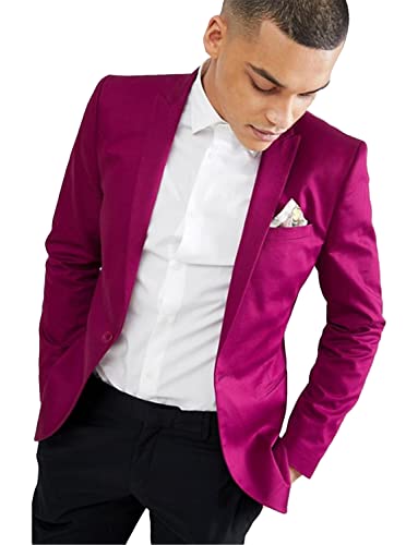 Tuxedos et costumes deux pièces Ulnomio coupe ajustée à revers à pointe pour homme