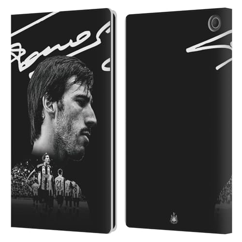 Housse Cuir Amazon Fire Max 11 Sandro Tonali Édition Newcastle United FC