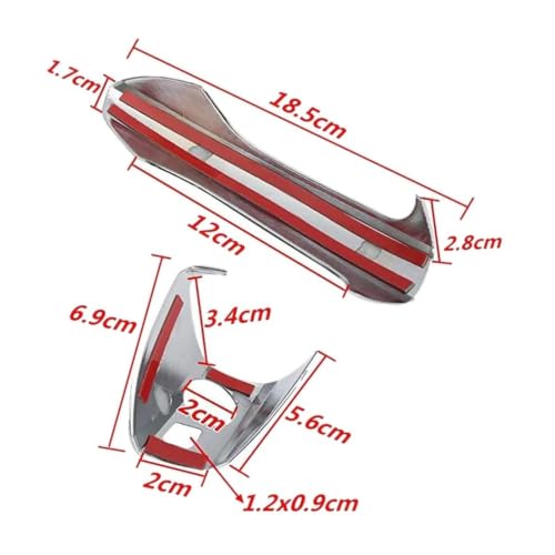 WBDMSZJQRT Poignée droite extérieure voiture Pour Benz Classe B W246 2012 2013 2014 2015 Voiture Chrome Poignée De Porte Revêtement D'habillage – vue 3