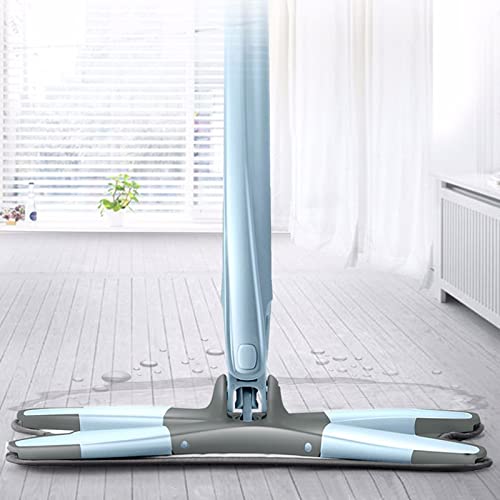 wischmopp Neue X-Typ-Mikrofaser-Boden-Mopp mit handfreier Waschweuche-Hand-Extrusion Indoor-Haushaltsreinigungswerkzeuge bodenwischer (Color : 3 Mop Head Gray)