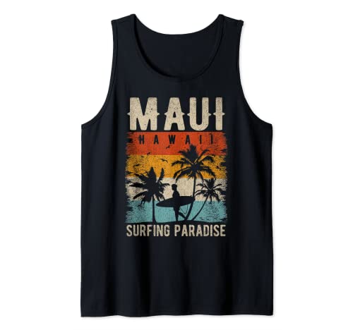 Maui Surfer Outfit Maui Ropa Maui Hawaii Souvenir Maui Camiseta sin Mangas