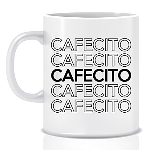 Taza de Cerámica Blanca 11oz Con Diseño Doble miniatura 1