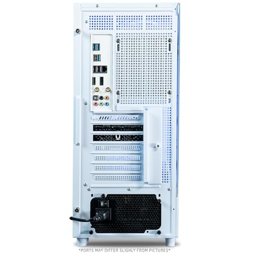 Image of ViprTech Overlord 2.0 Liquid-Cooled PC - AMD Ryzen 9 (4.6Ghz Turbo), AMD RX 9060 XT 16GB, 32GB DDR4 RAM, 1TB SSD, White Oak Case, RGB Keyboard Mouse, VR-Ready, WiFi BT, Win 11, Computer Tower