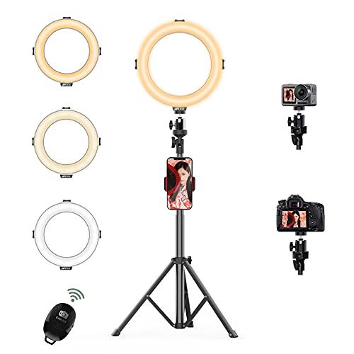 【❤初心者でも本格的なプロさながらのスタジオ撮影OK♪❤】LEDリングライト Amazon | LEDリングライト高安定性 三脚スタンド+照明撮影用