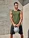 COOFANDY Men's Tank Top 2 Pack Muscle Gym Sleeveless Workout Top Quick Dry Bodybuilding Tanks