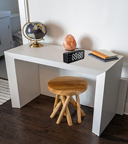 Hypertech X Portable Waterproof Wireless Bluetooth Speaker Alarm Clock Shower Speaker Radio Microphone For Smart Home Office Bedroom Deep Sleepers Kids Teens Adults #TOP5