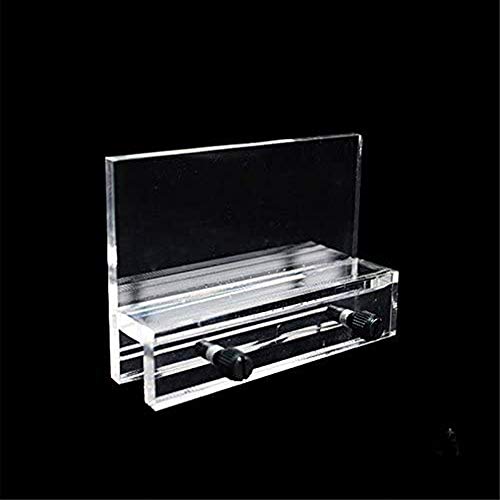 Image of Hanging Aquarium Clear Acrylic Fish Tank LED Light Holder Lamp Fixtures Support Stands Box A