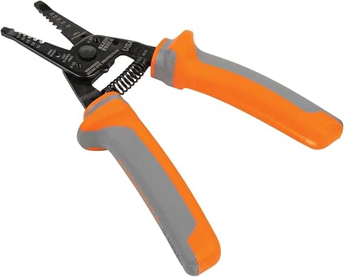Miniatura 13 de Klein Tools 11055RINS - Pelacablescortador aislado Klein Kurve, fabricado en Estados Unidos, herramienta aislada de 1000 V corta y tiras de alambre