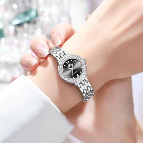 Image of OPK Wacthes for Women Bracelet Dress Easy to Read Stainless Steel Ladies Watches for Female Small Watch Waterproof Luminous Date