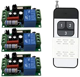 Quality RF Wireless AC 220V Remote Control Switch 1CH 10A Relay Receiver Transmitter 315/433 MHZ Universal - (Color: 315MHZ)
