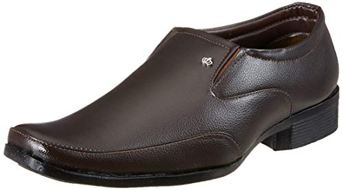 Image of Centrino Men's Formal Shoes | Slip-on Derby Shoe Business Casual | Provide Comfort & Stylish (2105)