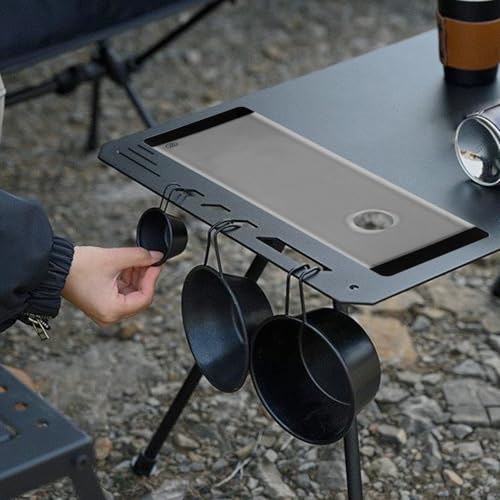 Plateau de table modulaire pour camping amovible et résistant aux intempéries