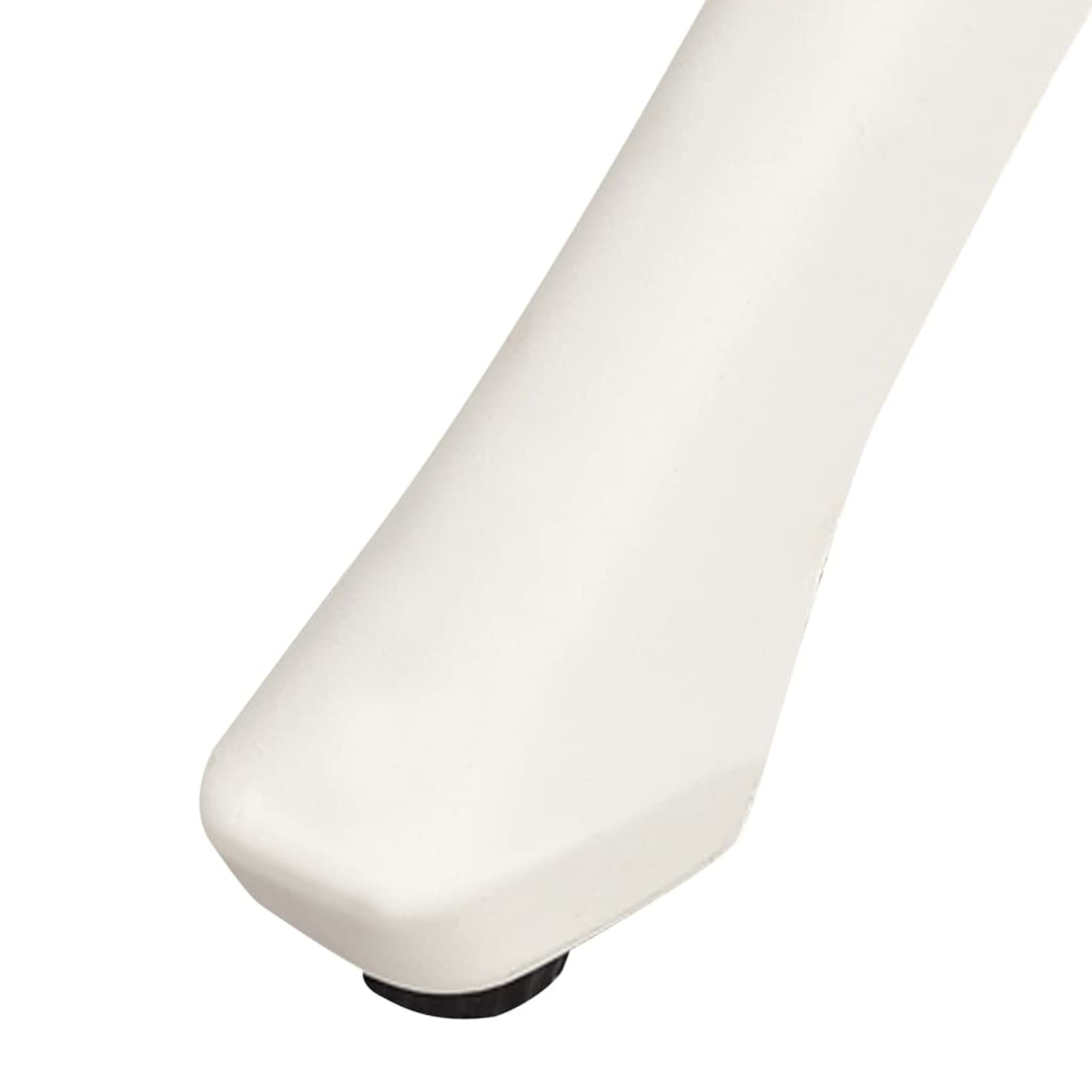 Tavolo da Giardino Bianco 90x90x74 cm in Alluminio Pressofuso,Tavolo Rettangolare Struttura in Metallo Piano Effetto Legno per Giardino