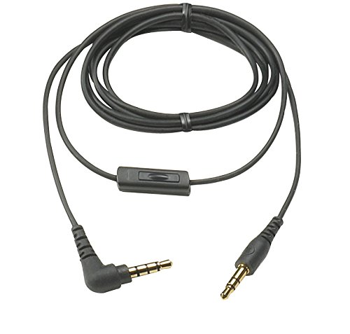 ATH-136500660 - Audio Technica One Button Black Replacement Cable for The ANC9 Headphones