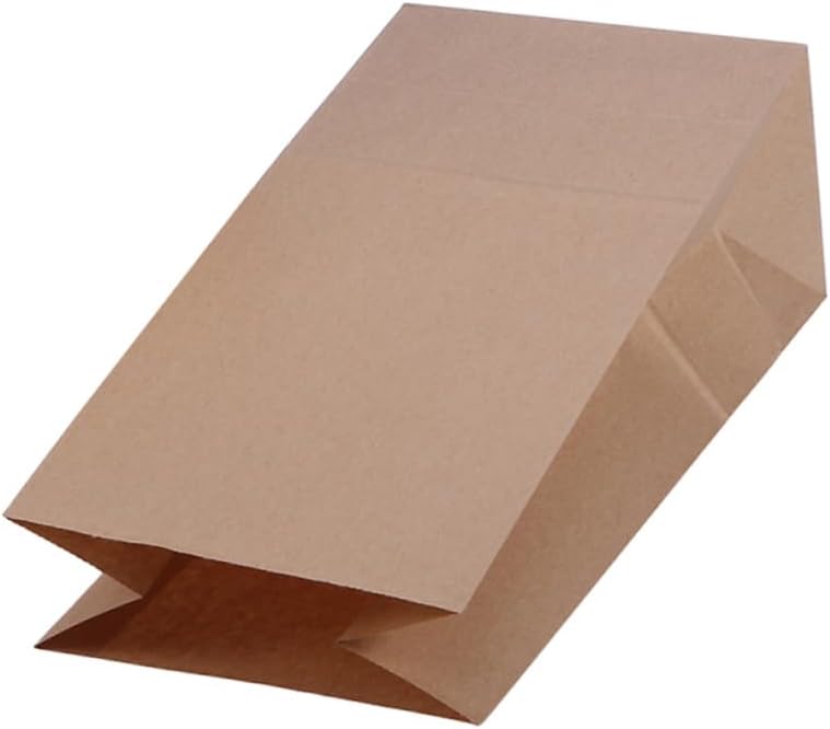 ORFOFE 50pcs Food-grade Kraft Paper Bags Thick Pouch for Party Favors and Treats for Boys and Girls Birthday Parties Weddings and Dessert Buffets
