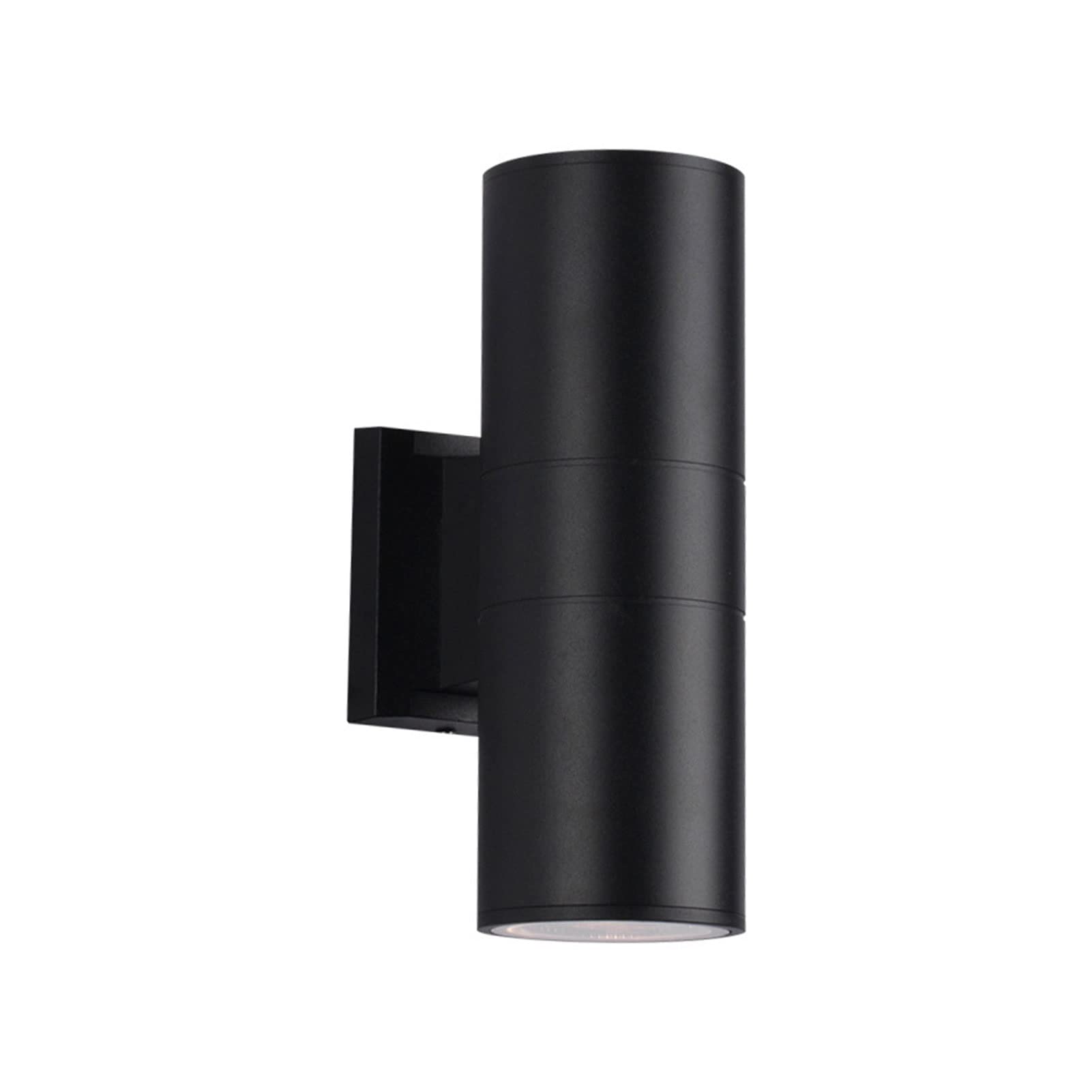 Nowoczesne zewnętrzne cylindryczne kinkiety ścienne w górę iw dół, ganek, patio, wodoodporne aluminiowe światło ścienne IP65 na zewnątrz, do domu, patio, ogrodu, garażu, drzwi, ganku, korty