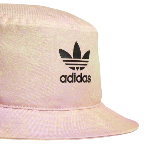 Adidas Originals Unisex Spray Print Bucket, Bliss Lilac-Almost Yellow Spraypaint Aop Hdwr/Bliss Lilac Purple/Almost Yellow, One Size #TOP2