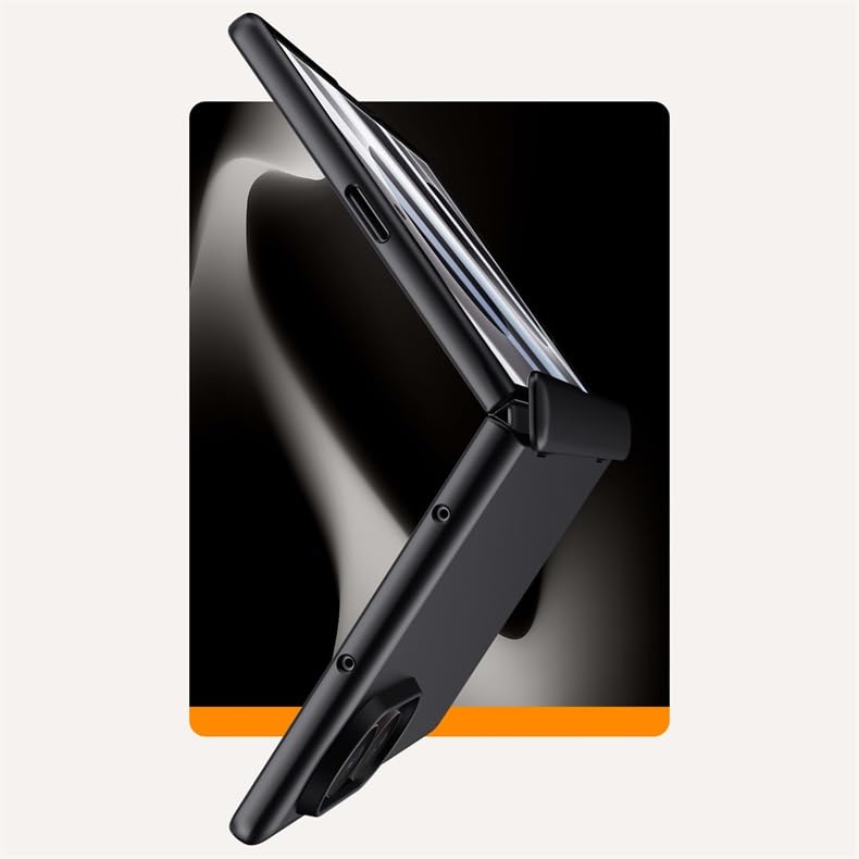 Custodia magnetica compatibile con Samsung Galaxy Z Fold 8 (nero, bobina, anti-peeping)