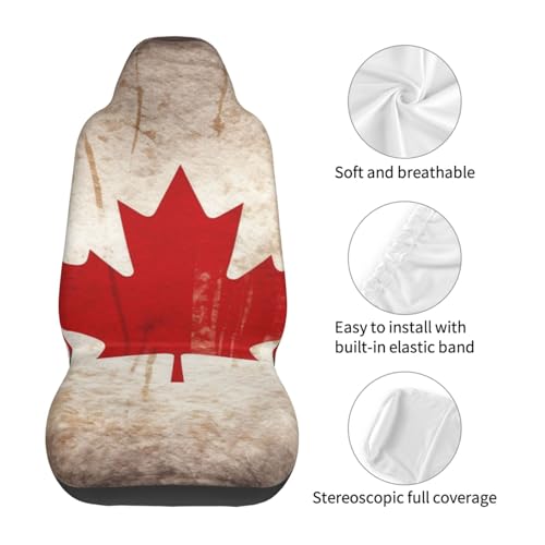 Housse de siège auto imperméable et respirante Canada rétro x2 - 7