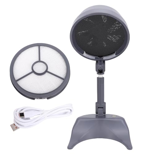 Campana Extractora Portátil, 3 Velocidades Ajustables, Plegable y de Escritorio, Filtro Desmontable, Ideal para Cocina Interior y BBQ - Motor Potente, Diseño Compacto, Fácil