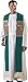 Alpha Omega Stole with Gold Tassels (Green)