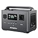 AFERIY 400W Powerbank Powerstation, 256Wh LiFePO4 Akku für mehrere Geräte, AF-P040 Solargenerator, Mobile Stromversorgung mit LCD-Anzeige für Camping, Wohnmobil, Reisen, Notfälle