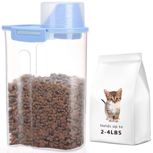 PISSION Pet Food Dispenser Blue