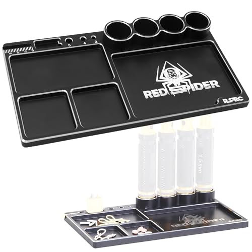 ShareGoo Alumium RC Screwdriver Storage Rack Holder RC Screws Organizers Stand for RC Car Truck Quadcopters Boat Repair