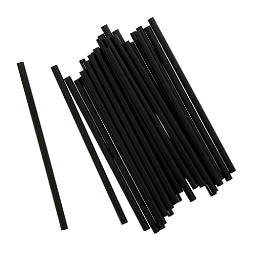 Pitillos plásticos desechables negros 5 pulgadas x1000 miniatura 3