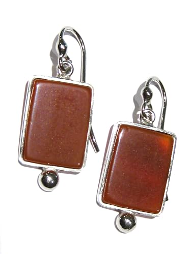 Cornaline boucles d'oreilles de haute qualité en pierre fine - 2