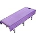 ZHUAN Massage Tischlaken Sets Mit Gesichtsloch Massage Tisch Rock Bettdecke Bett Rock Bettlaken, Haar Verband Stirnband Massage Bettlaken mit Leistenverband-Deep Purple 50x75cm (20x30inch)