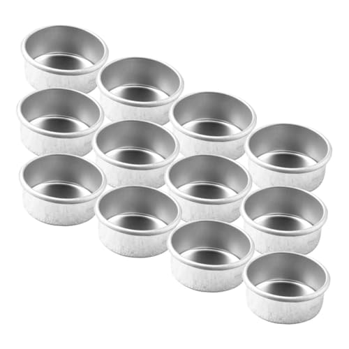 OSALADI 12 Piezas Portavelas de Hierro para Velas Tealight Soporte Resistente para Velas Decorativas Fiestas y Festivales Protección Antigoteo Elegante para Decoración del Hogar