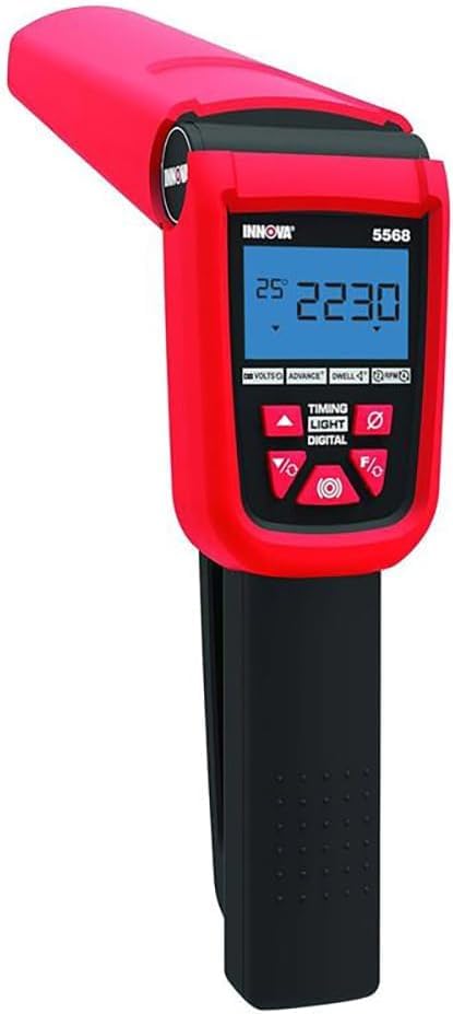 Image of Innova 5568 Pro Digital Timing Light Tool with Digital Advance, LED Display, Ignition Timing for 2 and 4 Cycle Engines, Automotive Diagnostic Tool for Cars and Trucks (Pack of 6)