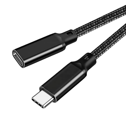USB Type-C 延長ケーブル 5m LpoieJun 20Gbps 240W PD | 8K@60Hz 映像出力 ナイロン編み スマホ/タブレット/ゲーム機/PC対応